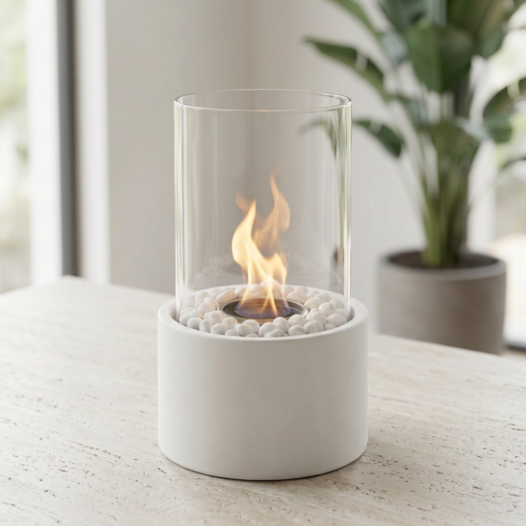 Indoor Tabletop Firepit Modern
